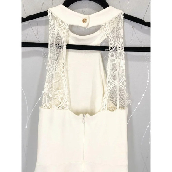 Lulu's Chic Antique White Lace Back Skater Dress $60 - Picture 12 of 16